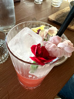 cocktail and flowers